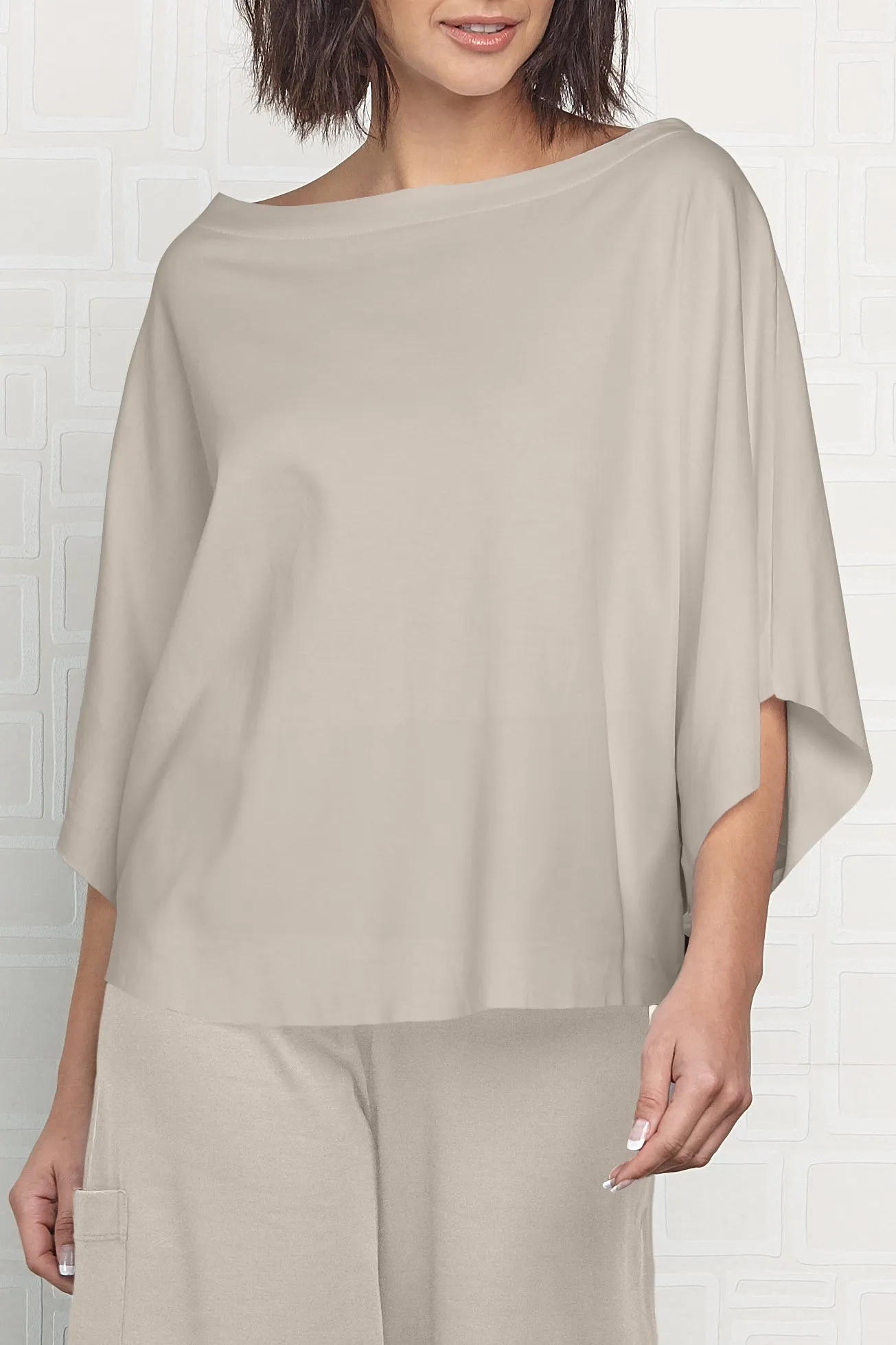 Pima Cotton Luxury Bateau Tee