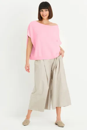 Pima Cotton Waffle Knit-Tee