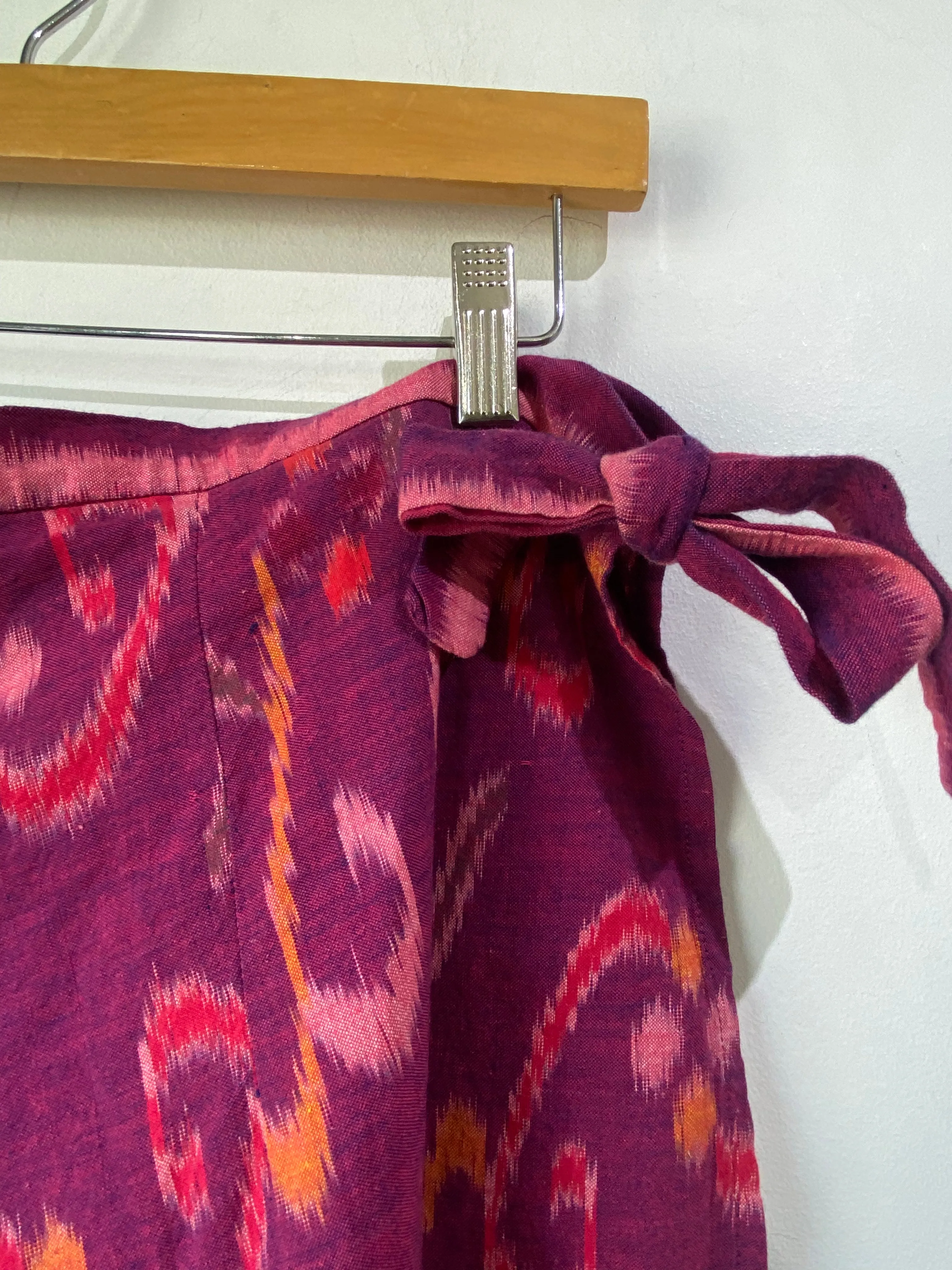 Pink & Orange Print Fisherman Pants