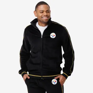 Pittsburgh Steelers Velour Zip Up Top