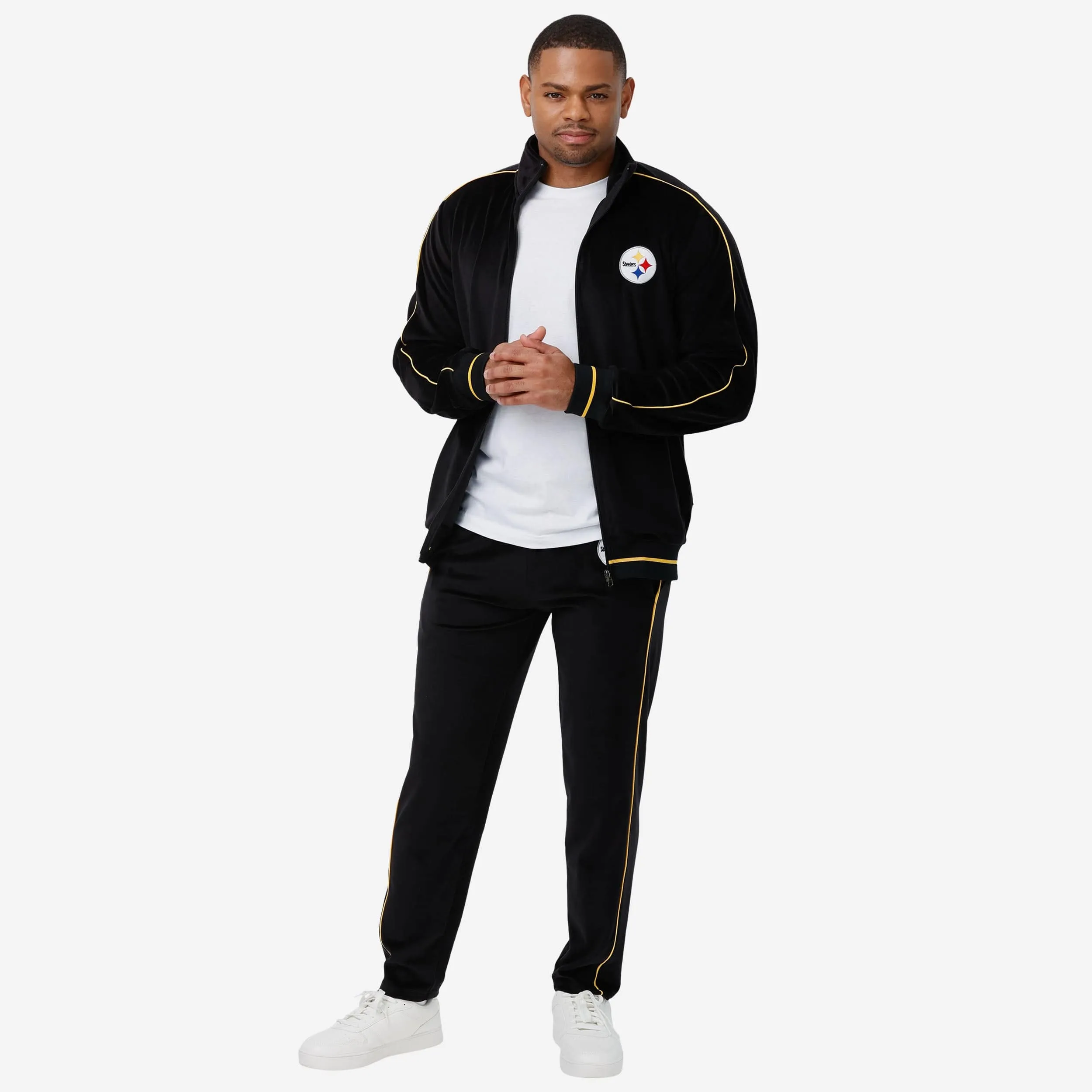 Pittsburgh Steelers Velour Zip Up Top
