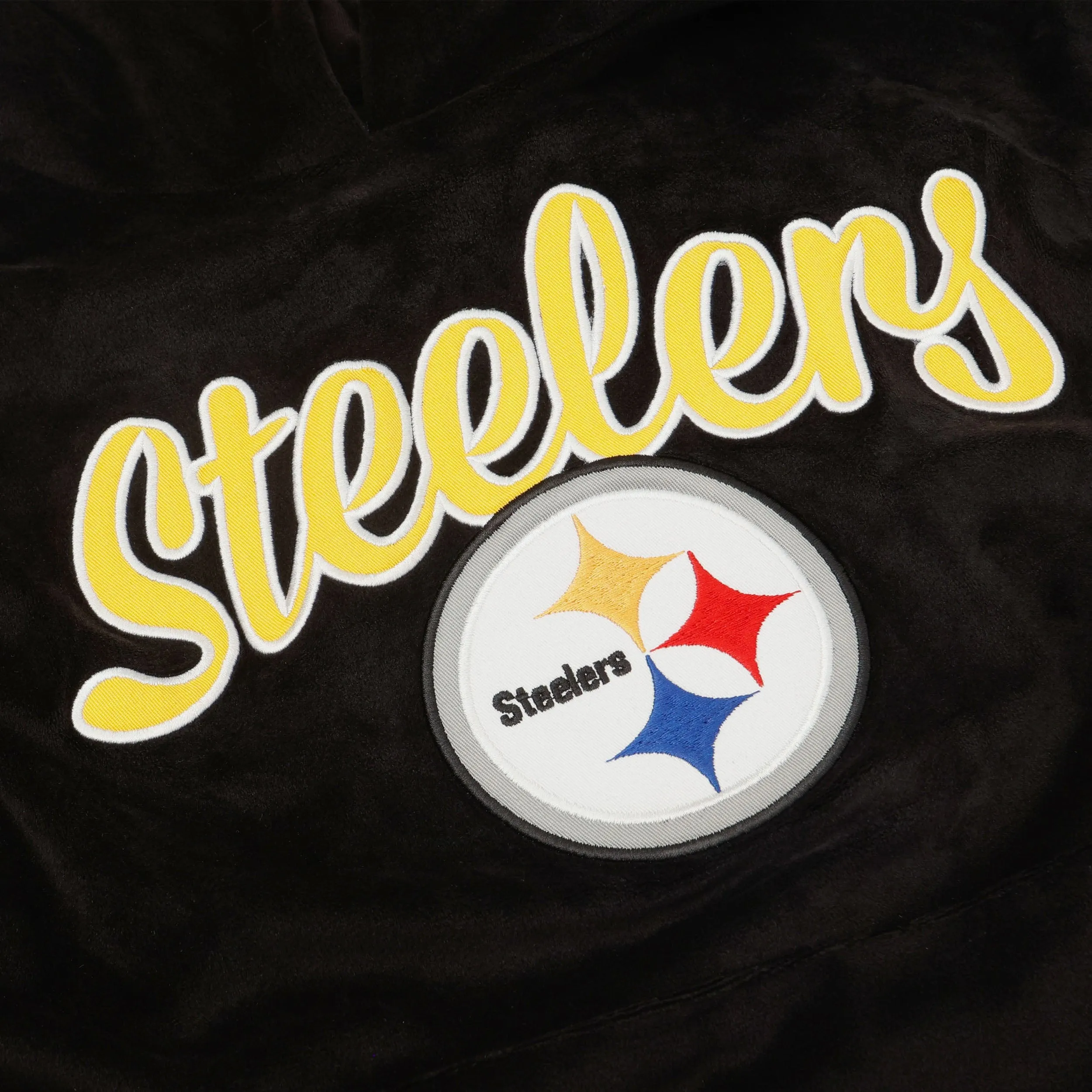 Pittsburgh Steelers Womens Velour Hooded Sweatshirt