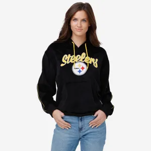 Pittsburgh Steelers Womens Velour Hooded Sweatshirt