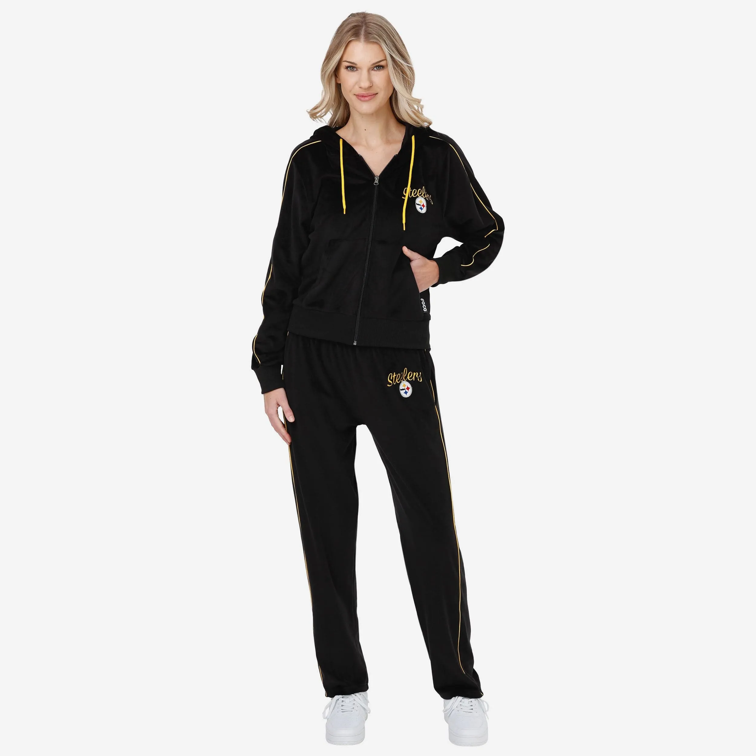 Pittsburgh Steelers Womens Velour Pants