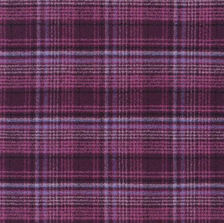 Plaid - Flannel 44" - Aubergine