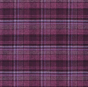 Plaid - Flannel 44" - Aubergine