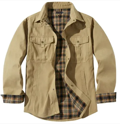 Plaid Flannel Jacket