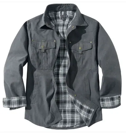 Plaid Flannel Jacket