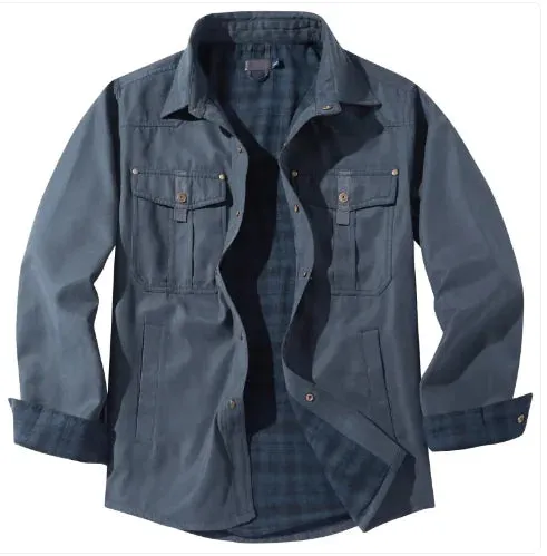 Plaid Flannel Jacket