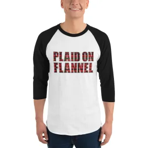 Plaid On Flannel Baseball Shirt