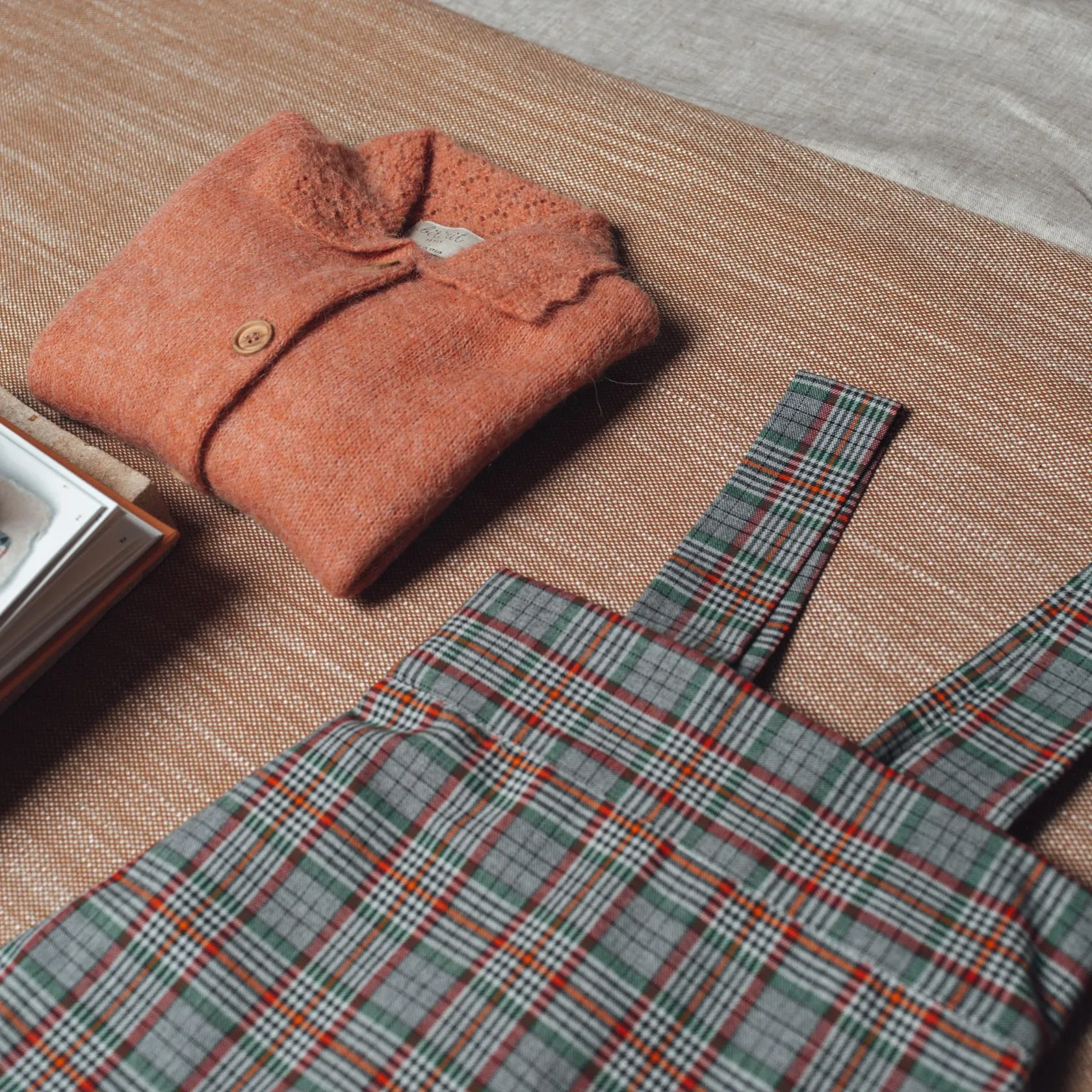 Plaid Overall Dress by Birinit Petit *LAST PIECE 6 years*