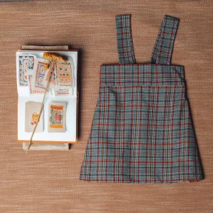 Plaid Overall Dress by Birinit Petit *LAST PIECE 6 years*
