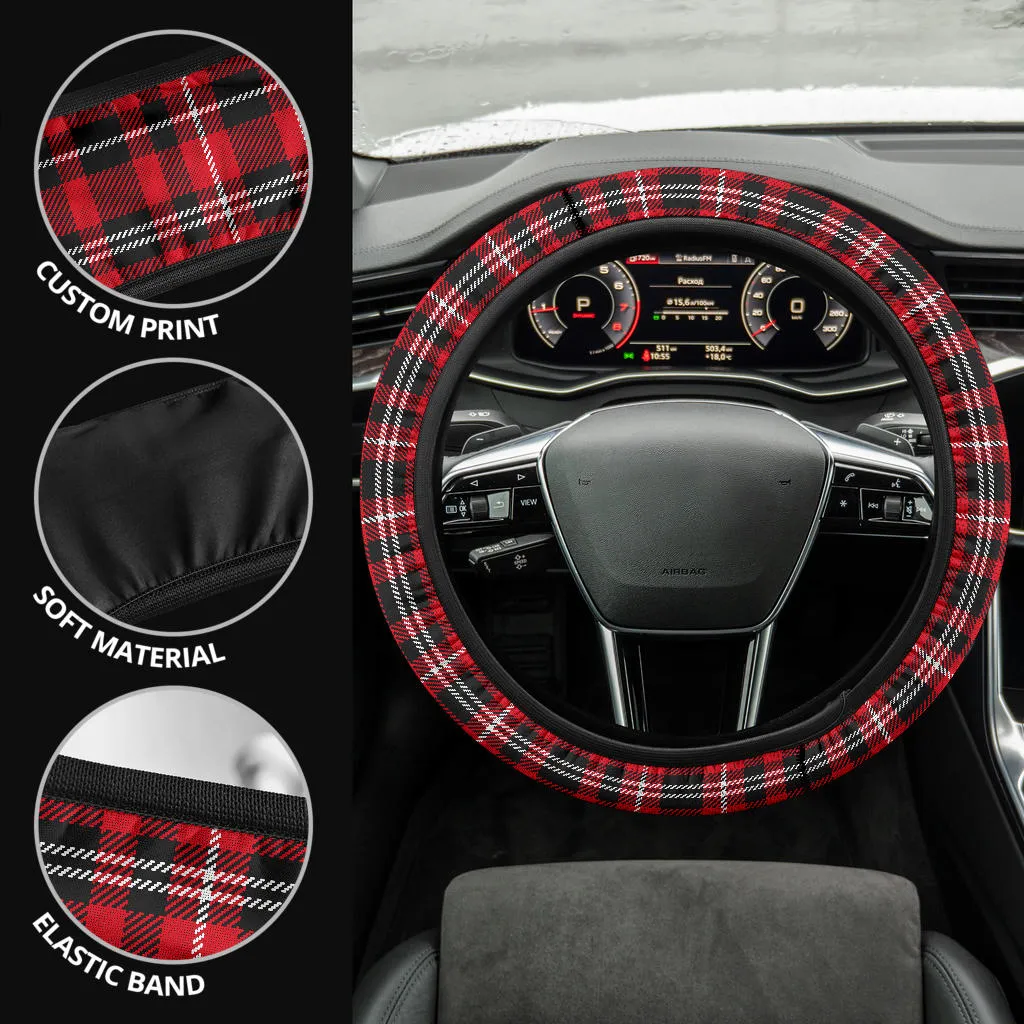 Plaid Steering wheel Covers