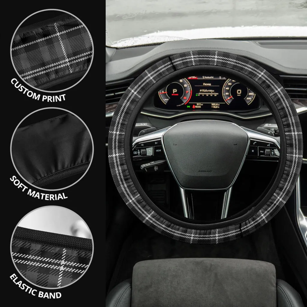 Plaid Steering wheel Covers