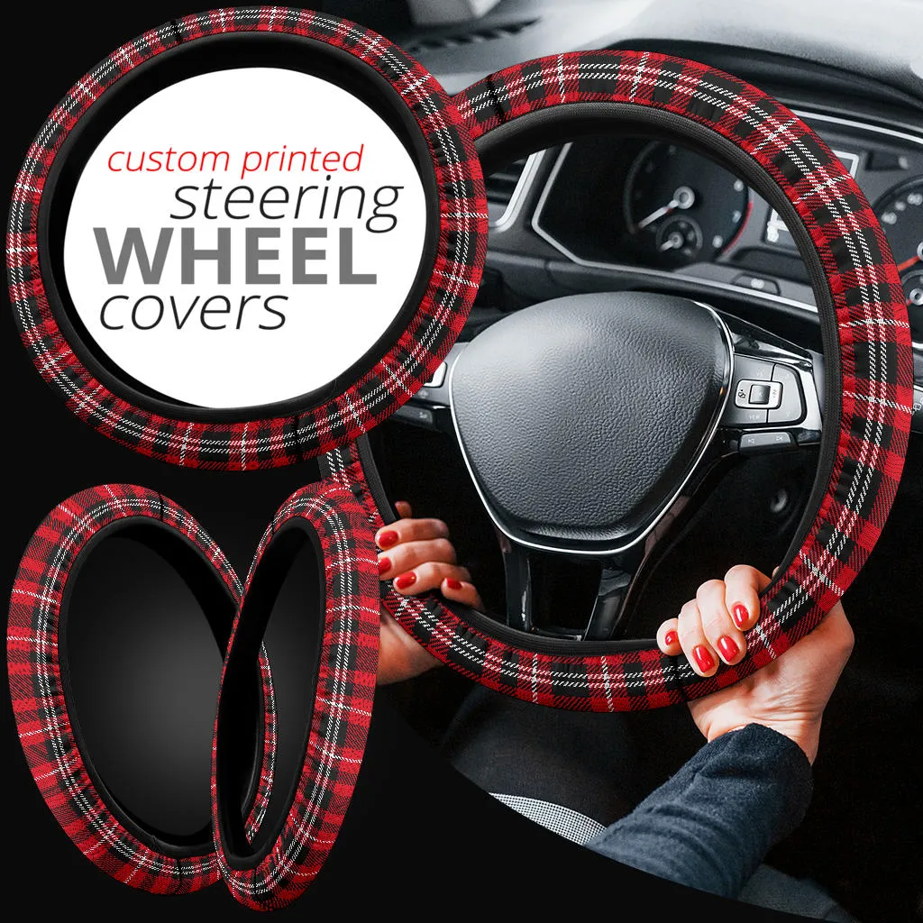 Plaid Steering wheel Covers