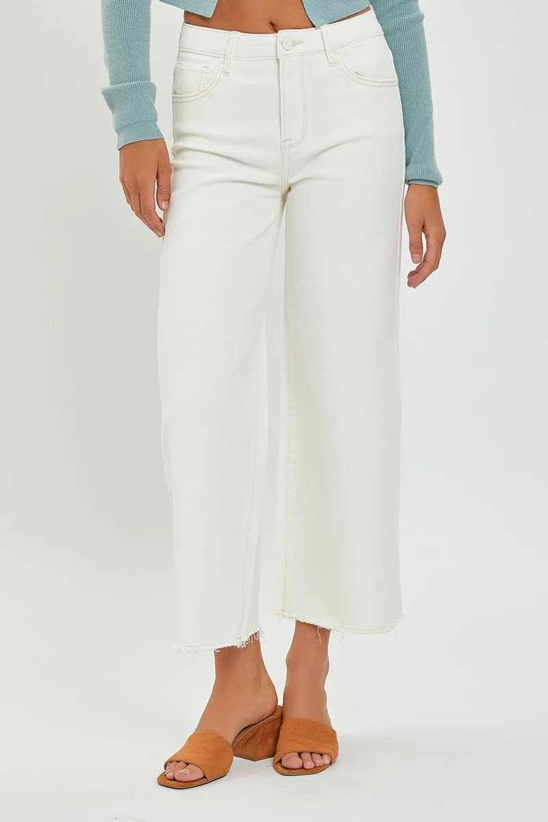 Plus Cream Risen Jeans