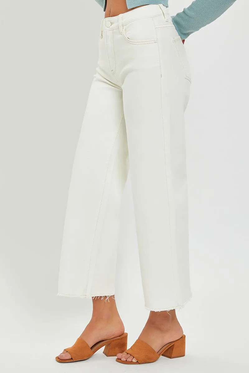 Plus Cream Risen Jeans