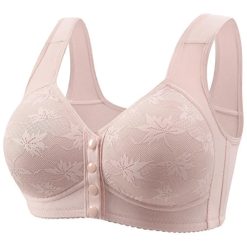 Plus Size Front Closure Vest-style Bra