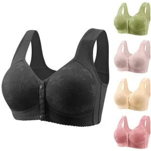 Plus Size Front Closure Vest-style Bra