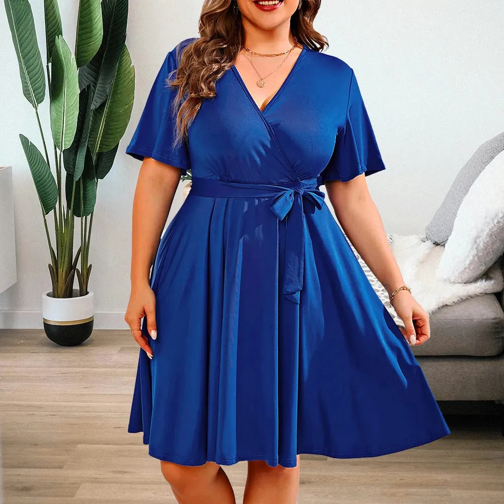 Plus Size Ladies Jersey Casual Elegant Clothing