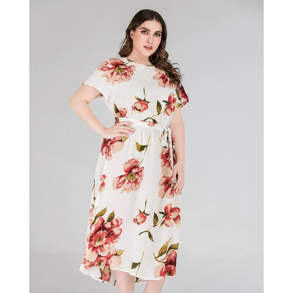 Plus Sizes Short Sleeves Long Dresses