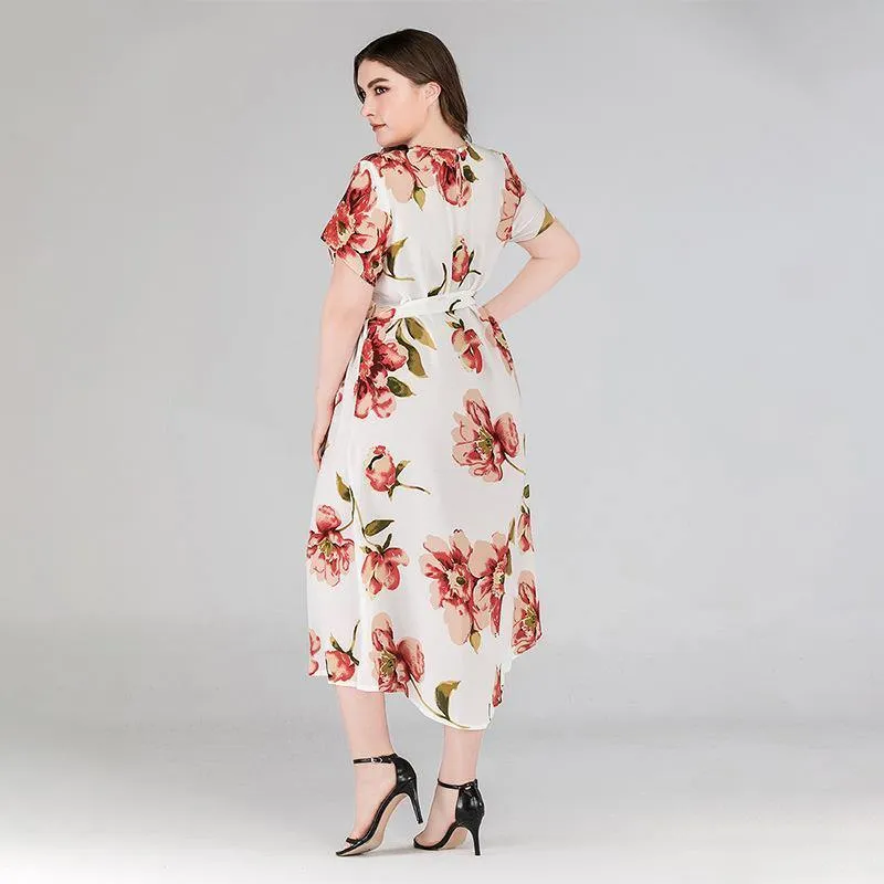 Plus Sizes Short Sleeves Long Dresses