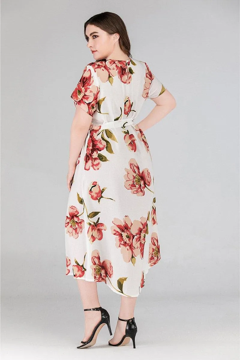 Plus Sizes Short Sleeves Long Dresses