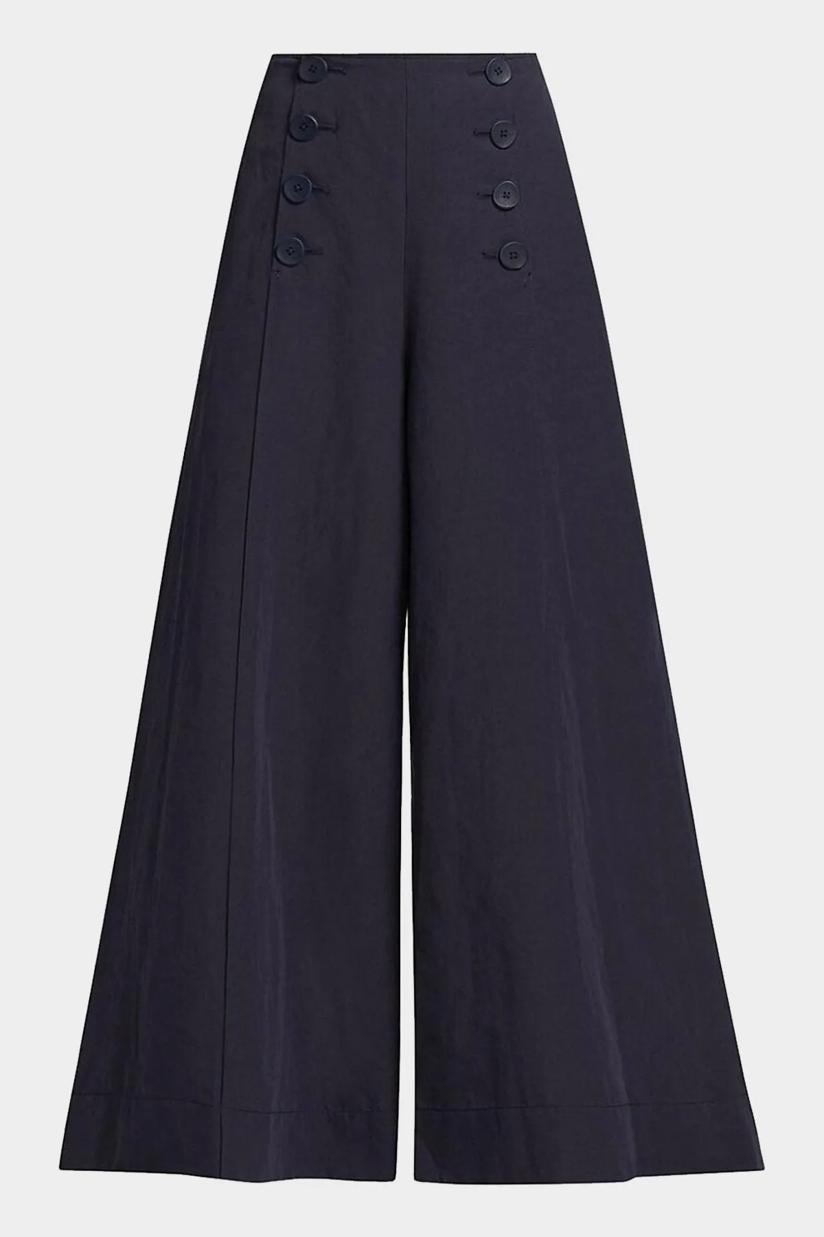 Polina Wide-Leg Pants in Midnight