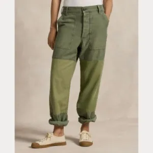Polo Ralph Lauren - Sateen Ricky Pant Ankle Green 5 pocket