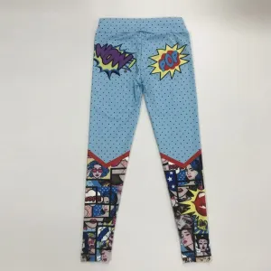 Pop! Comic Printed Fitness Leggings Sexy
