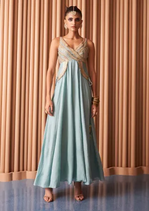 Powder blue skymist jumpsuit