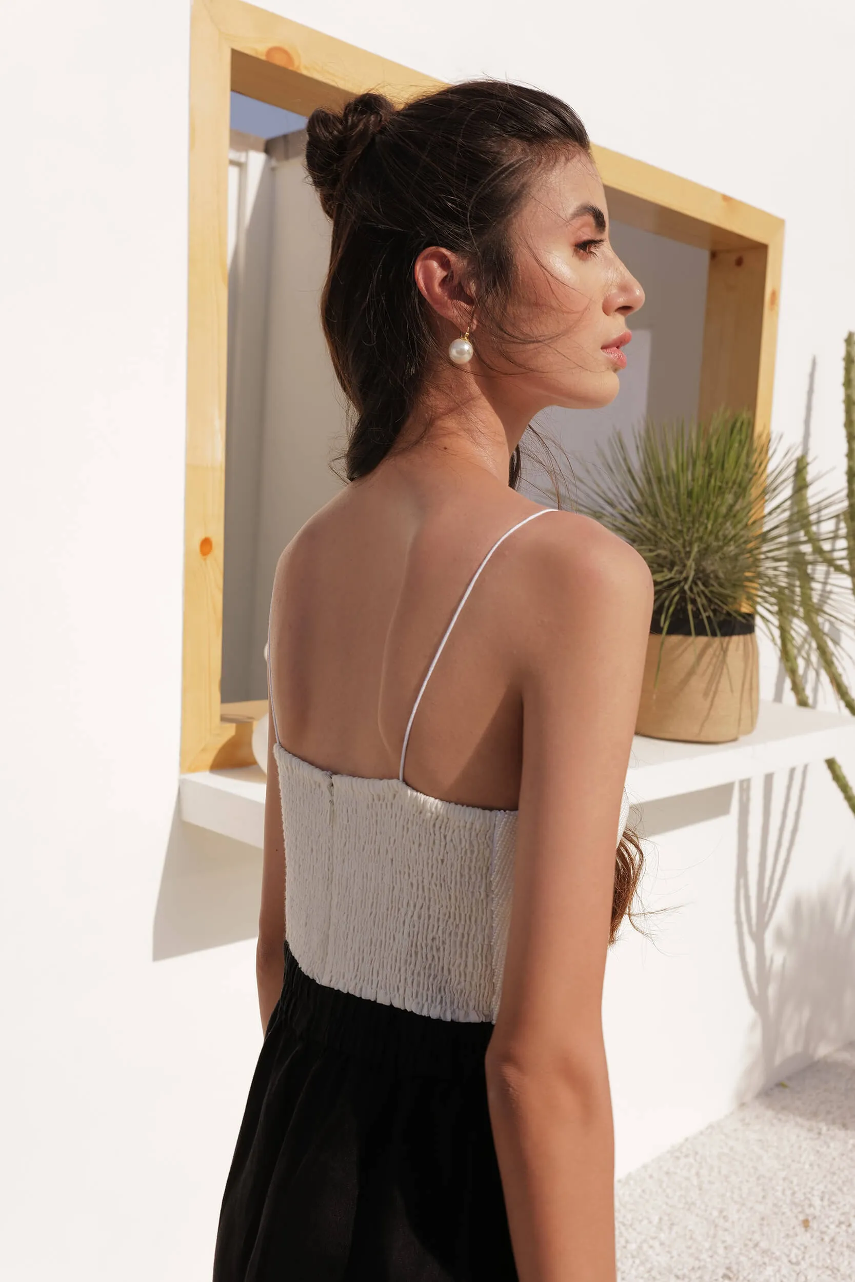 Praha Jumpsuit (Black & Ivory)
