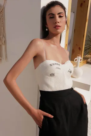 Praha Jumpsuit (Black & Ivory)