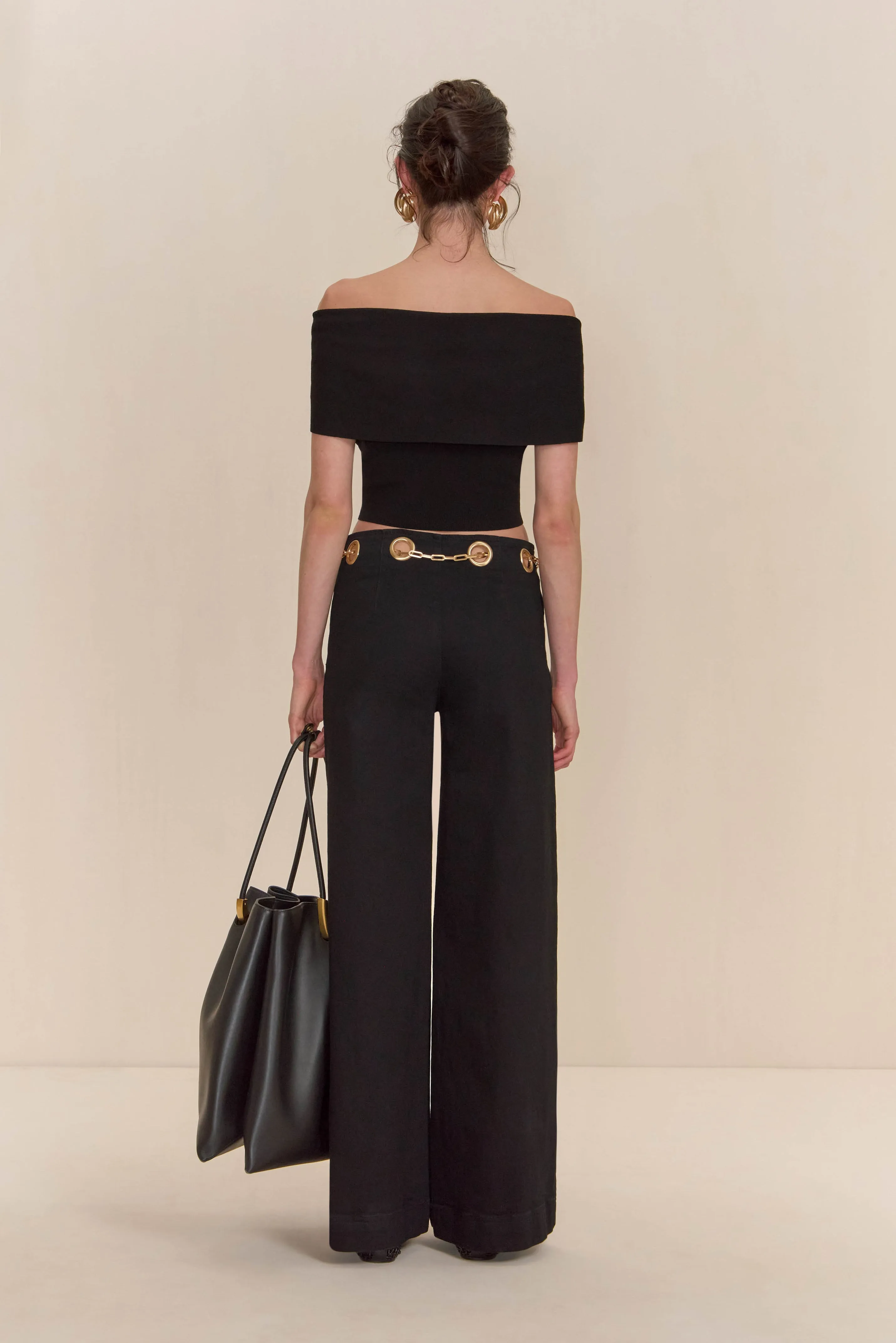 Prescott Knit Top Black