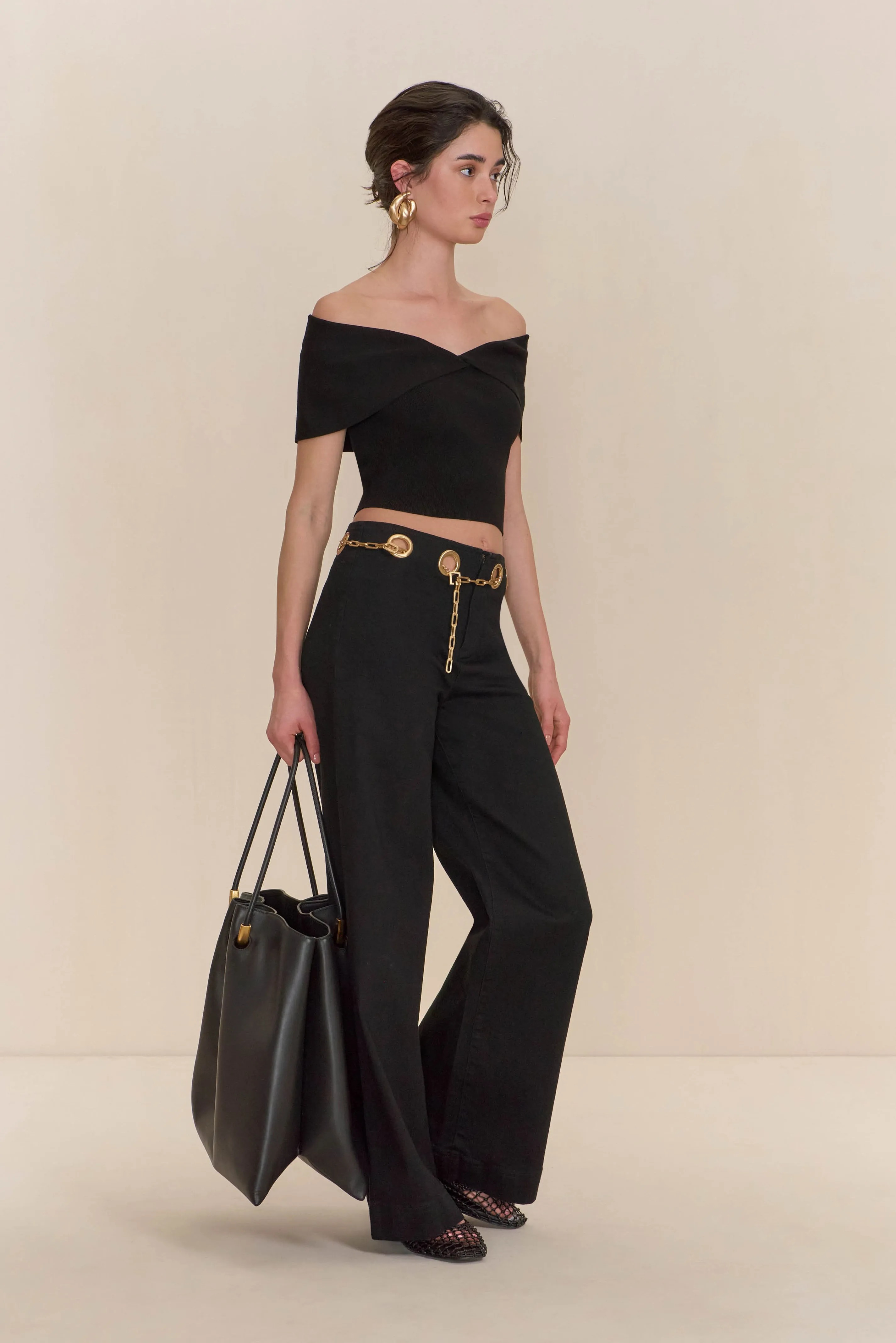 Prescott Knit Top Black