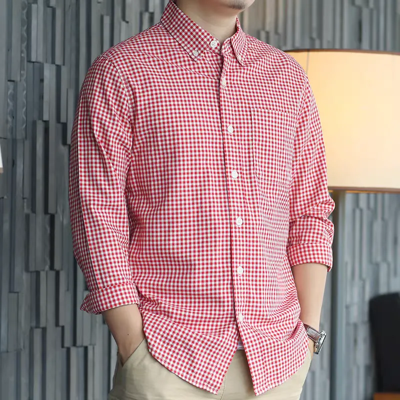 Prestige Cotton Plaid Shirt