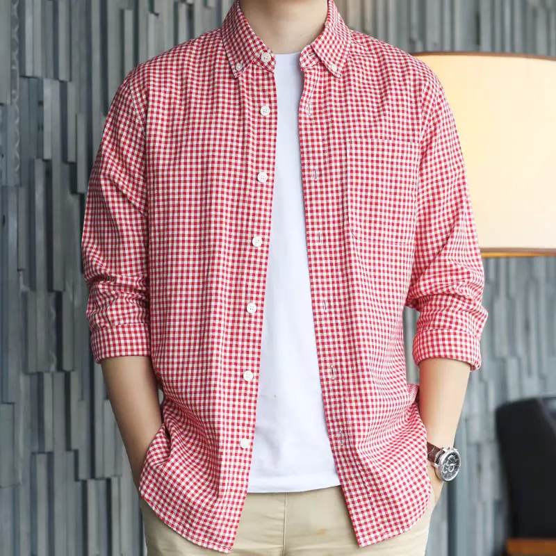 Prestige Cotton Plaid Shirt
