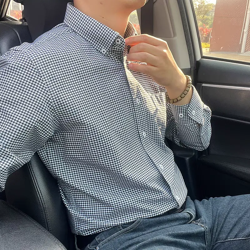 Prestige Cotton Plaid Shirt