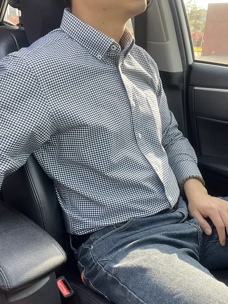 Prestige Cotton Plaid Shirt