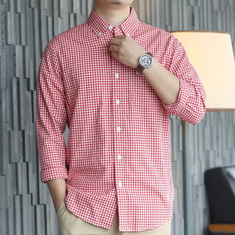 Prestige Cotton Plaid Shirt