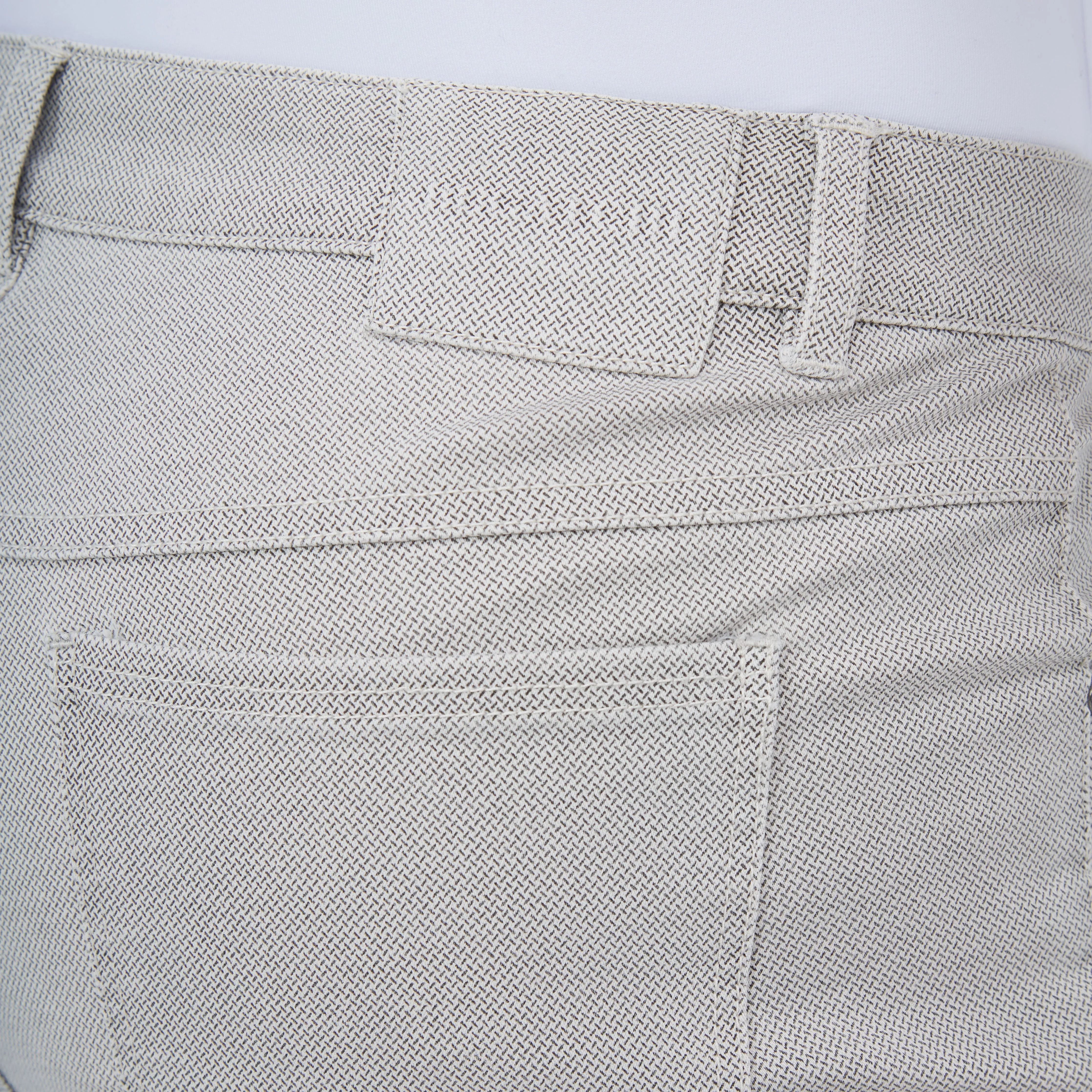 Preston Micro Basketweave Printed Five-Pocket Pants