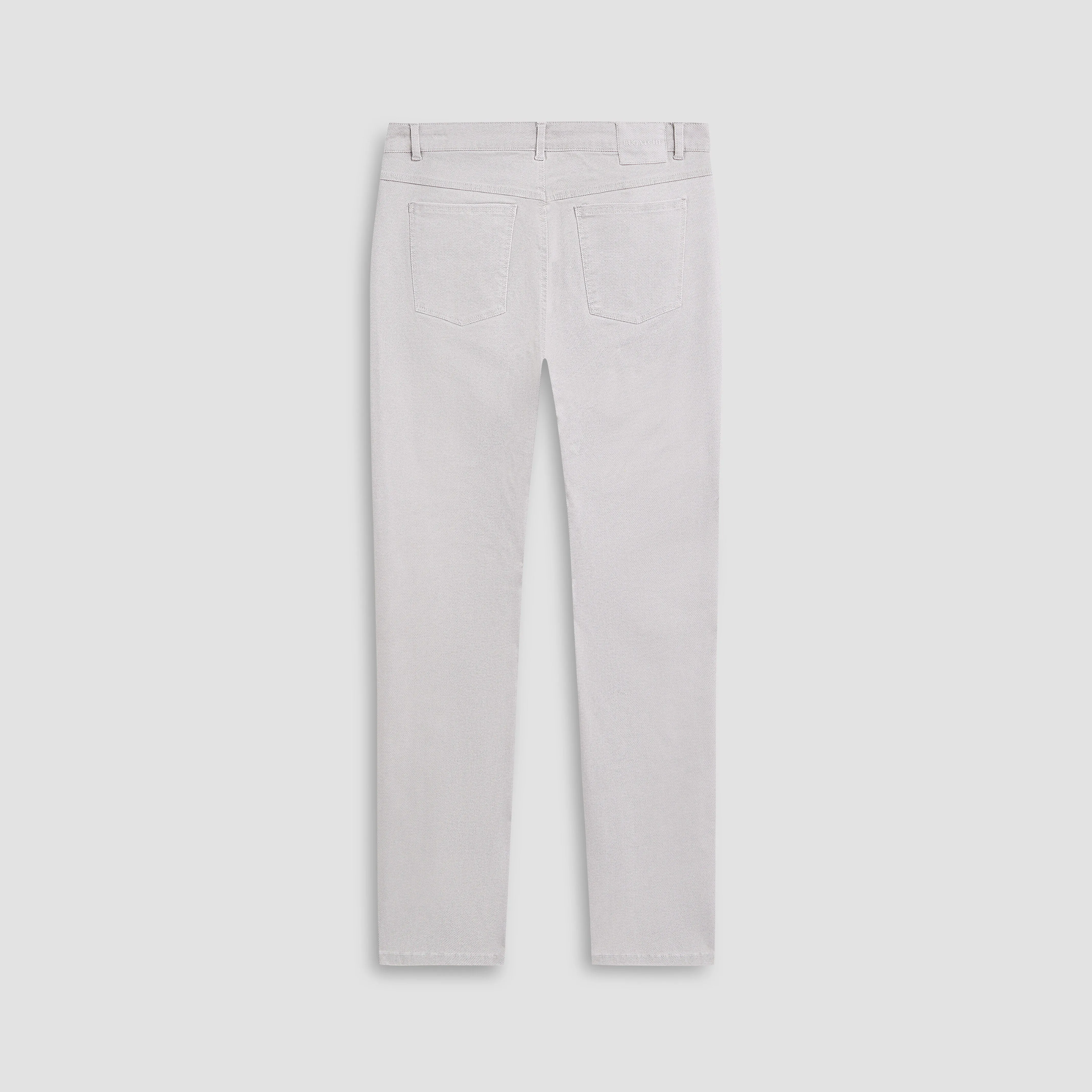 Preston Micro Basketweave Printed Five-Pocket Pants