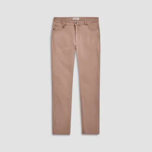 Preston Micro Basketweave Printed Five-Pocket Pants