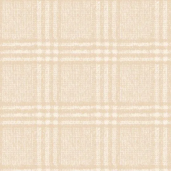 Primo Plaid Flannel by Marcus Fabrics GLEN PLAID/TAN