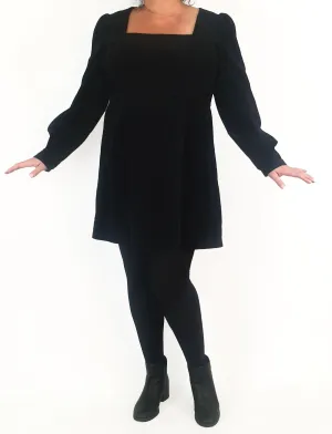 Princess Highway black velvet long sleeve dress size 18