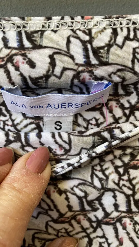 Printed Bootcut Pants