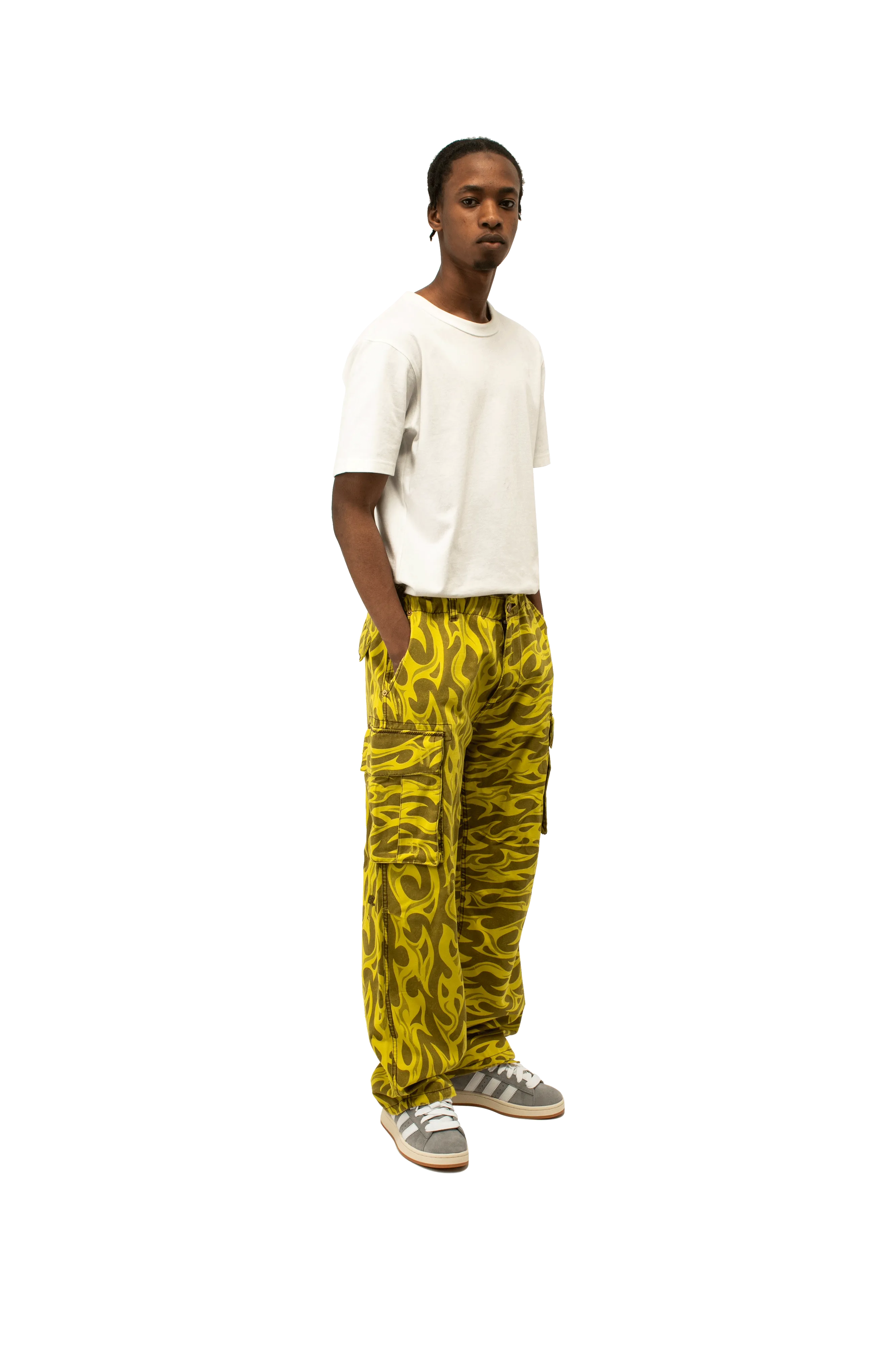 Printed Cargo Pants Woven