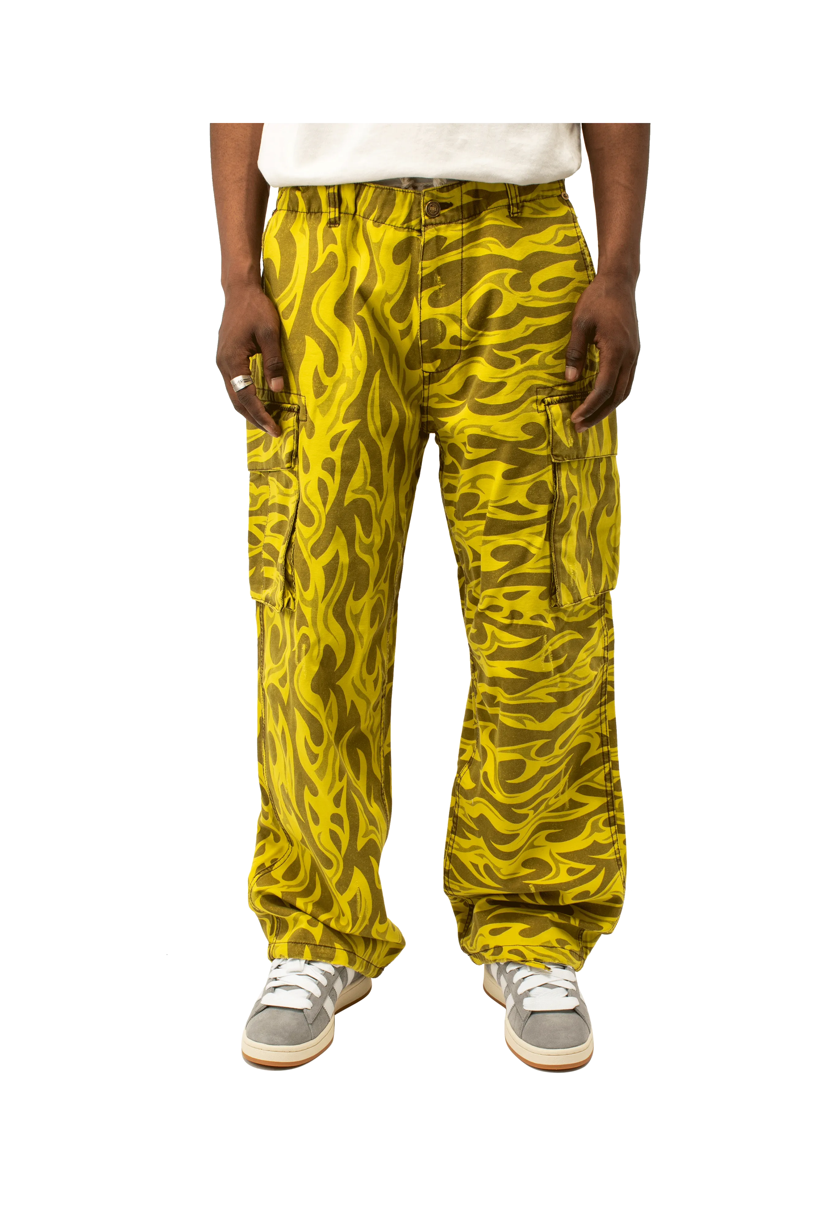 Printed Cargo Pants Woven