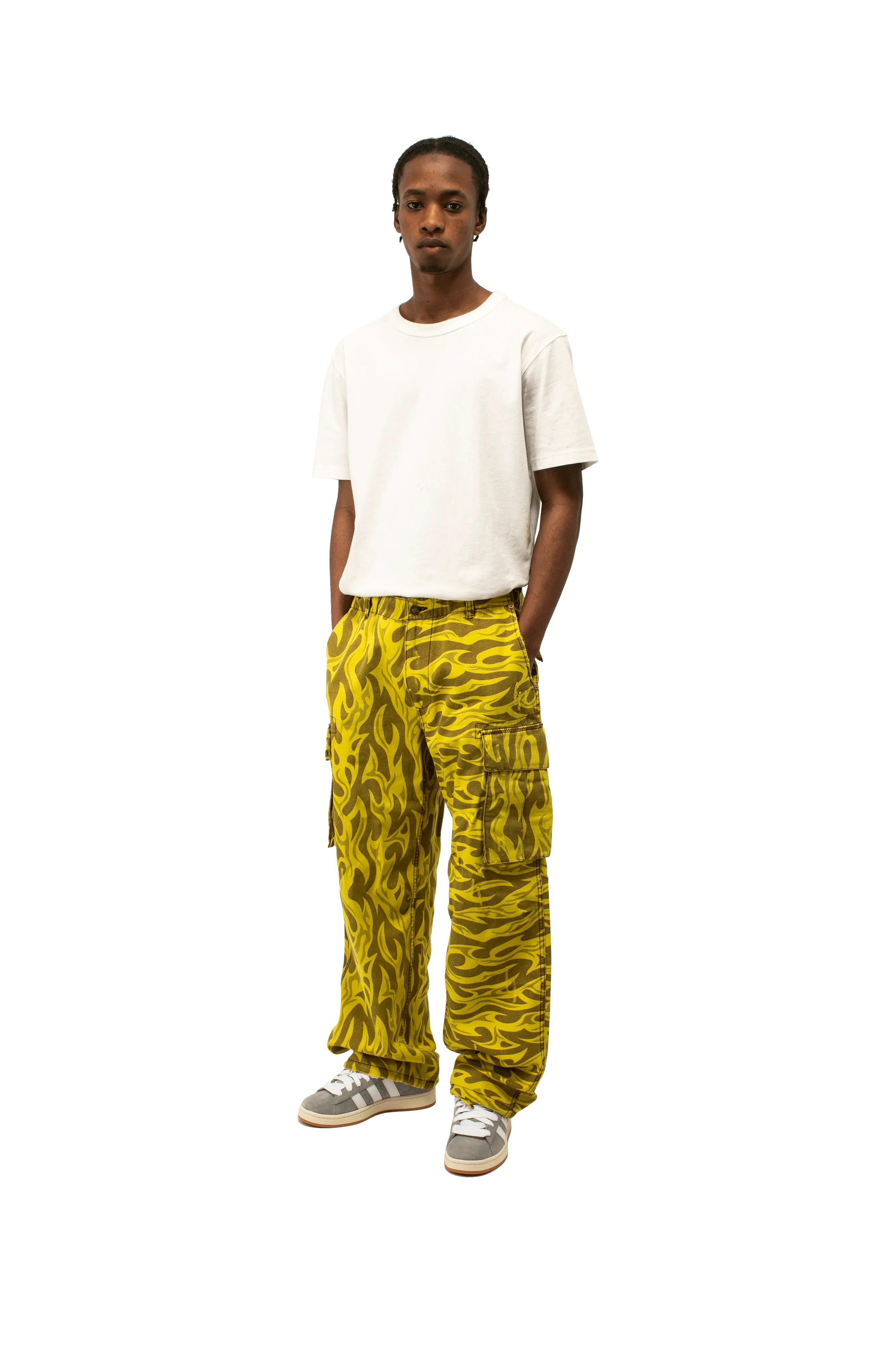 Printed Cargo Pants Woven