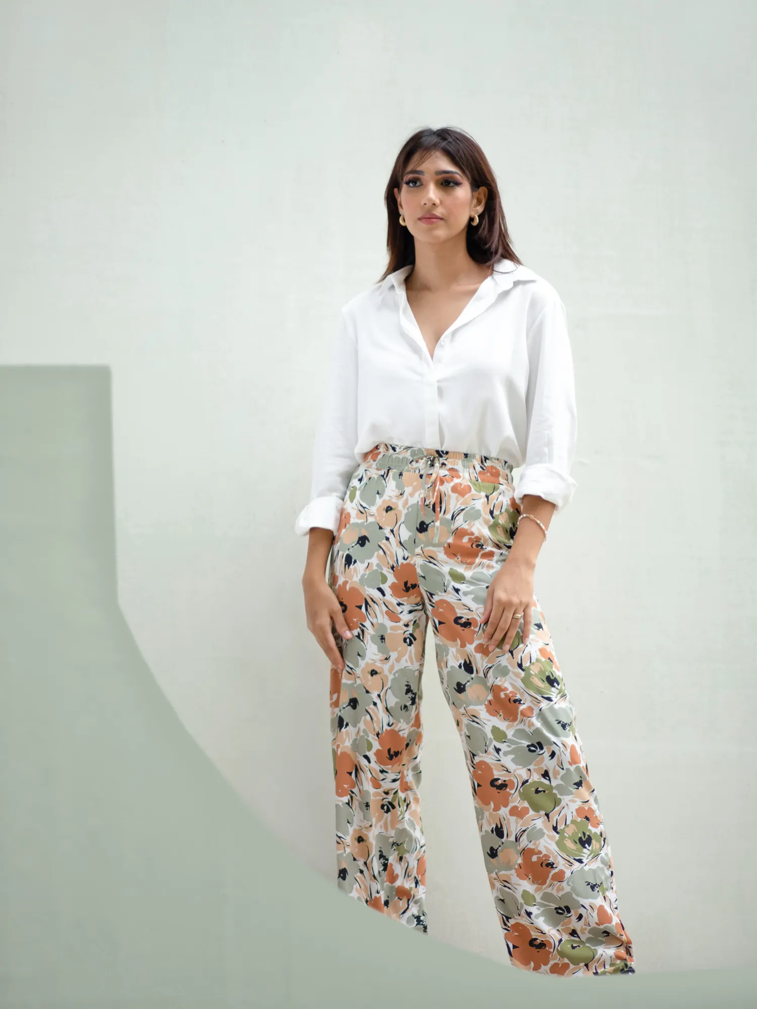 Printed Drawstring Pant